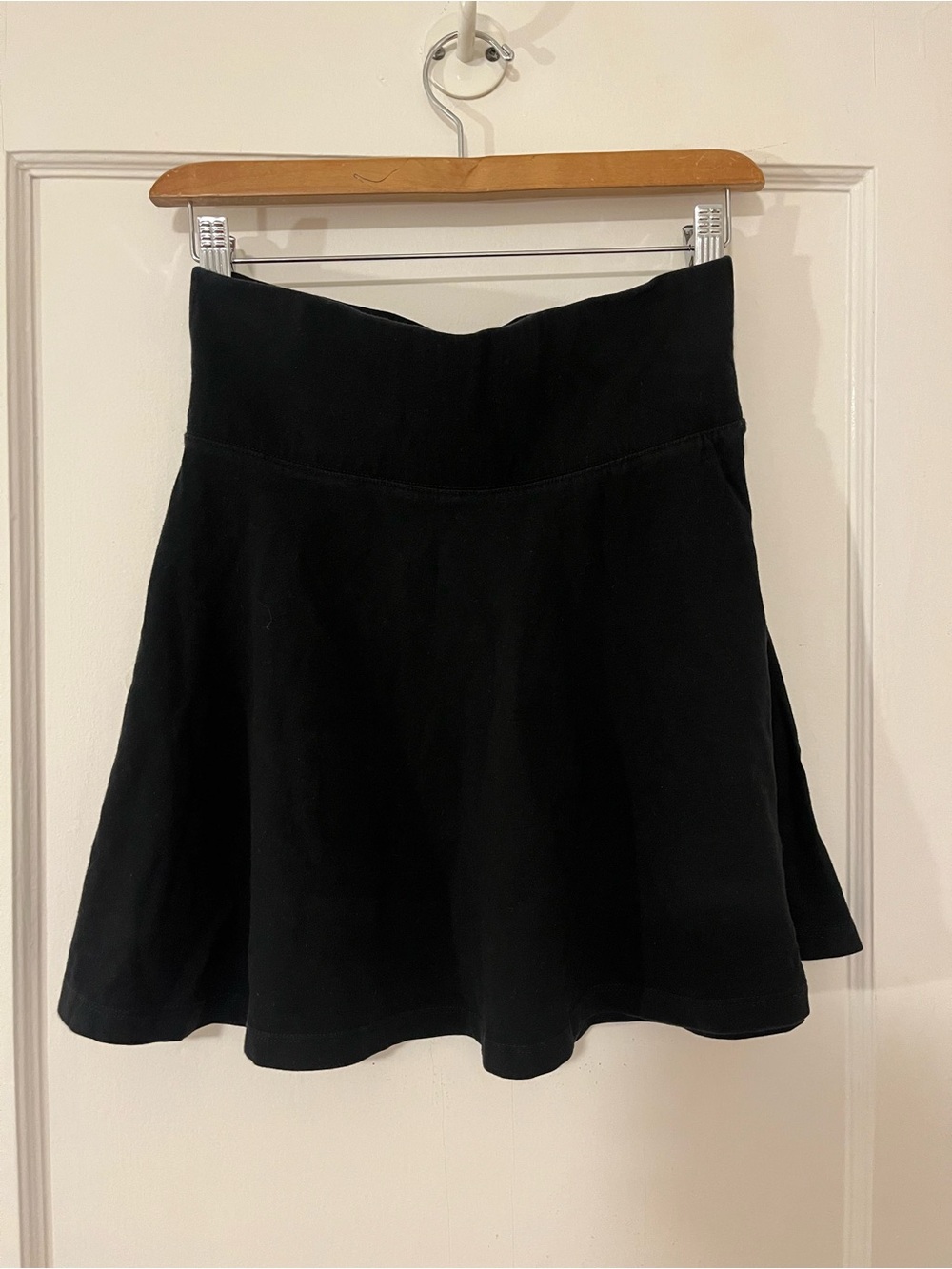 GARAGE Black A-Line Skirt